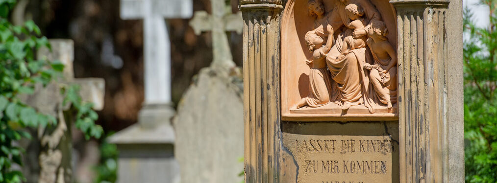 Historische Grabsteine auf dem Alten Friedhof Bonn