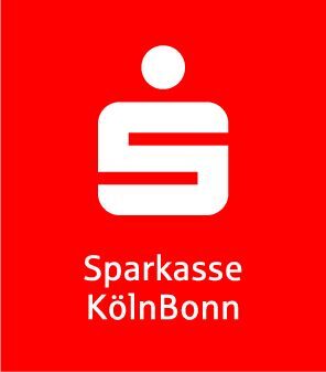Rotes Logo der Sparkasse KölnBonn