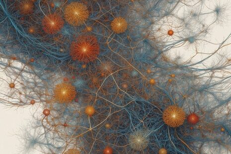Bild von vernetzten Neuronen