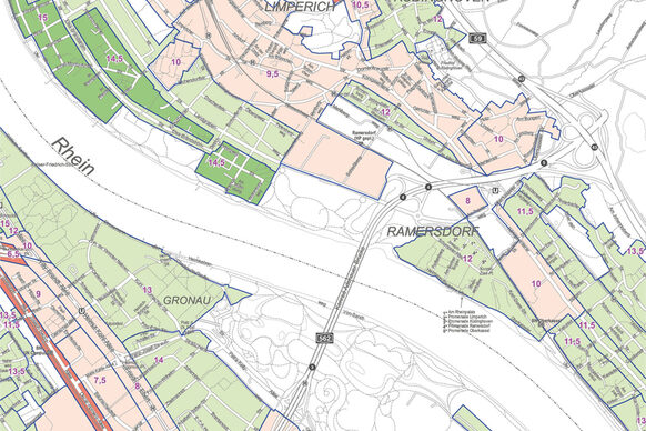 Mietspiegel 2024: Detailansicht Kartenausschnitt 7