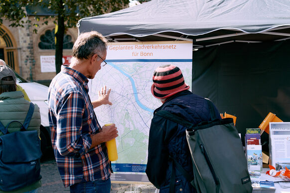 Mobilitätstag 2023 auf dem Münsterplatz