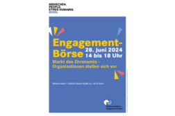 Das Bild zeigt das Plakat zur Engagement-Börse der Freiwilligenagentur Bonn.