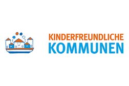 Das Bild zeigt das Logo der Initiative Kinderfreundliche Kommune.