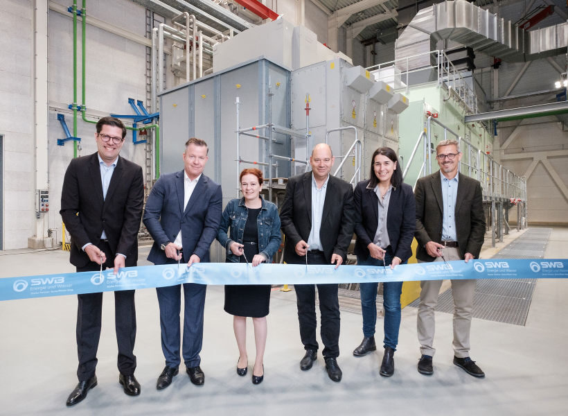 Einweihung neue Gasturbine HKW