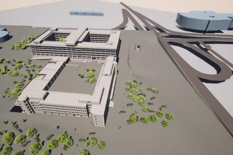 3D-Grafik des Neuen Quartiers Bundesviertel