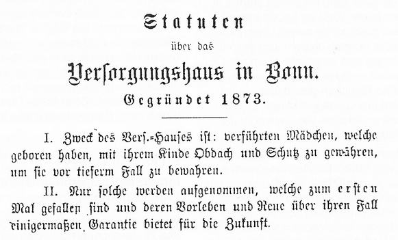 Abdruck aus: Bonner Frauengeschichte, Ein Stadtrundgang