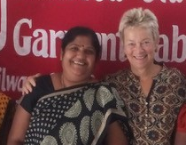 Rukmini Puttaswamy und Gisela Burckhardt