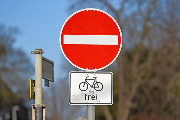 Radverkehr: Regeln und Rechte.