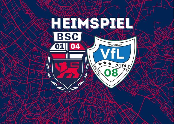 Auf dem Bild sind die Logos der Vereine Bonner SC und VFL Vichttal sowie der Titel Heimspiel abgebildet.