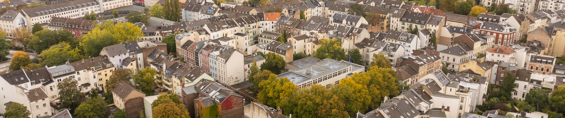 Luftaufnahme der Bonner Nordstadt