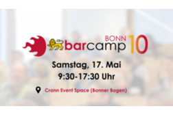 BarCamp Bonn, Samstag, 17. Mai, 9:30 - 17:30 Uhr