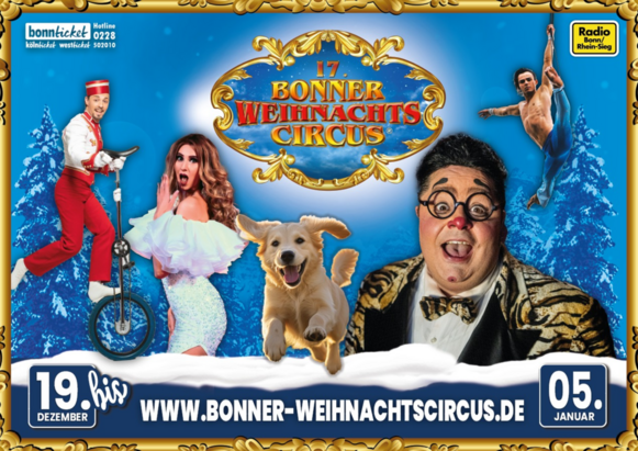 Plakat des Bonner Weihnachtscircus