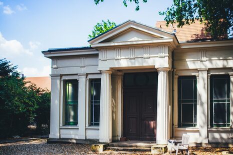 Zeremonienhalle auf dem Jüdischen Friedhof in Bonn-Castell